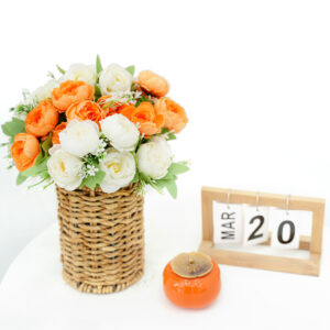 Simulation rose peony bouquet