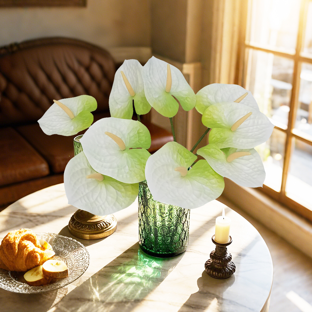 9 Anthurium Leaves