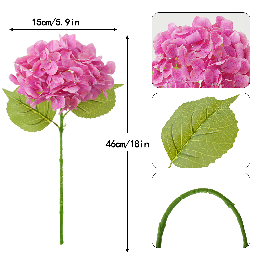 Simulation film hydrangea