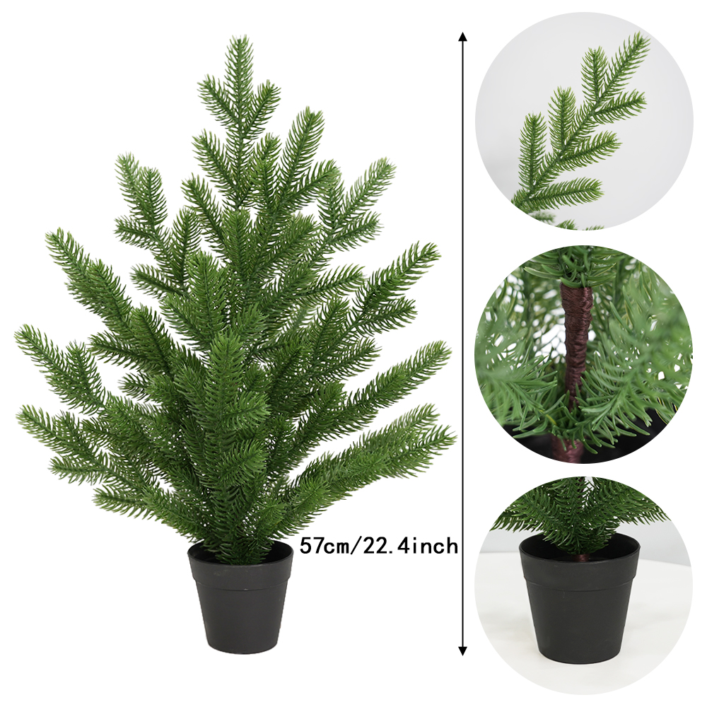 Simulated Pine Cypress Trees