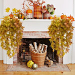 Artificial Plant Red Maple Leaf