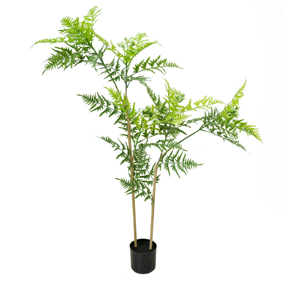 Artificial small flame potted plants