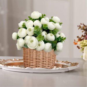 Artificial Flowers Eucalyptus Rose