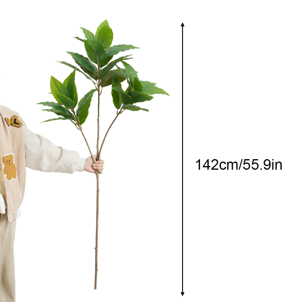 Simulated magnolia leaves, banyan leaves