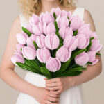 Tulip twist stick flower