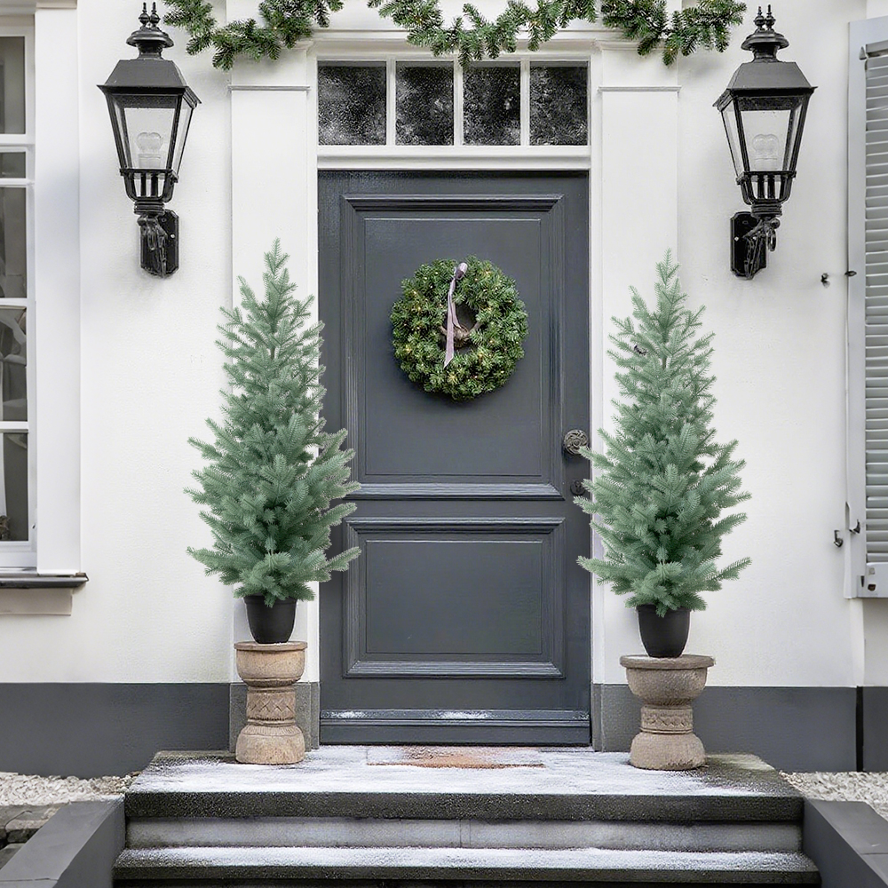 Simulated Christmas pine tree