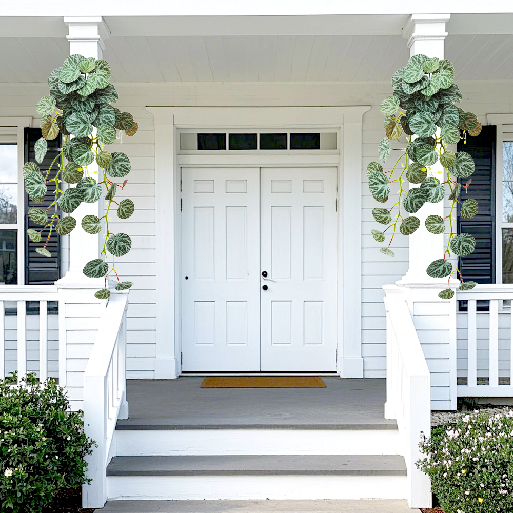 Artificial plant wall hanging