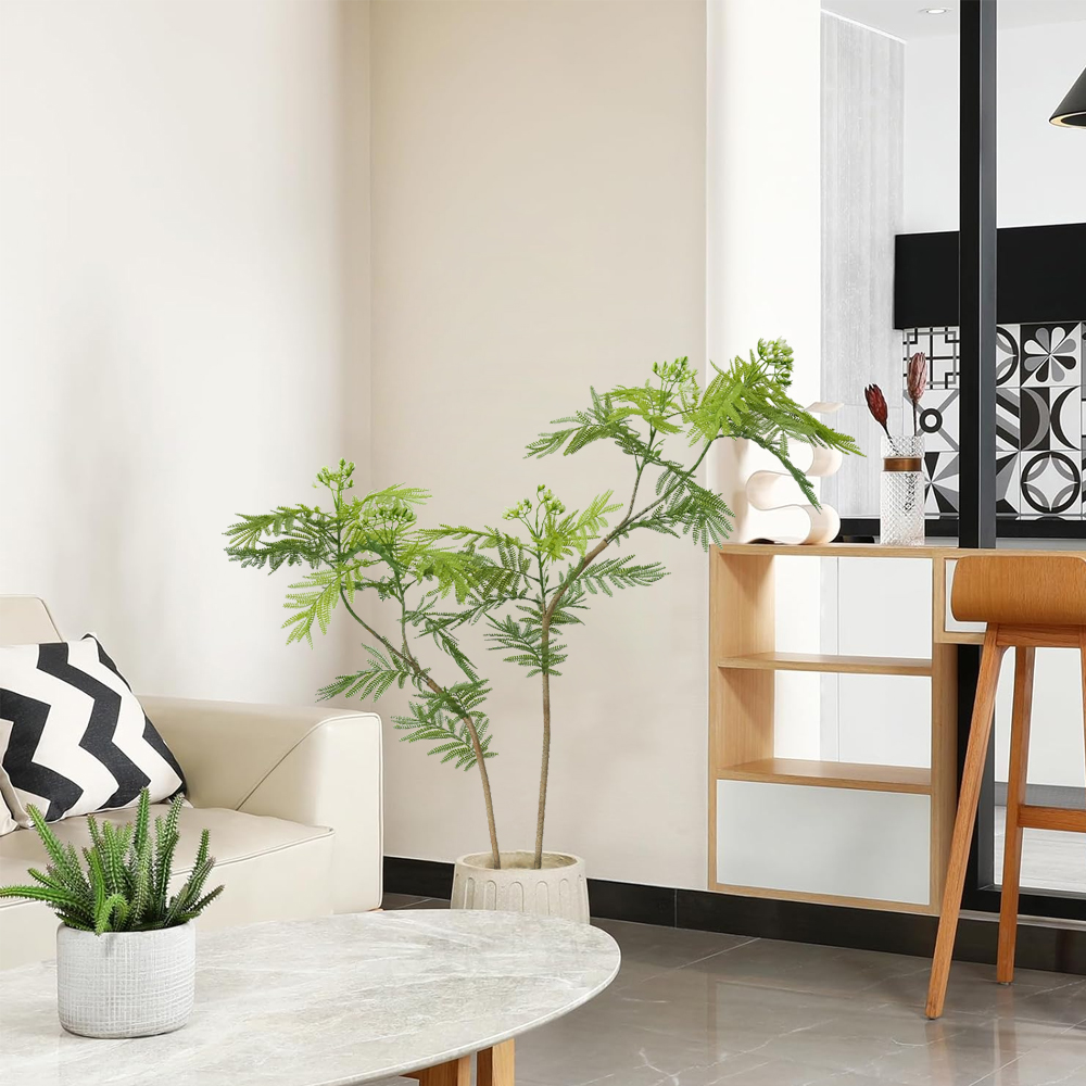 2 Artificial double-leaf banyan