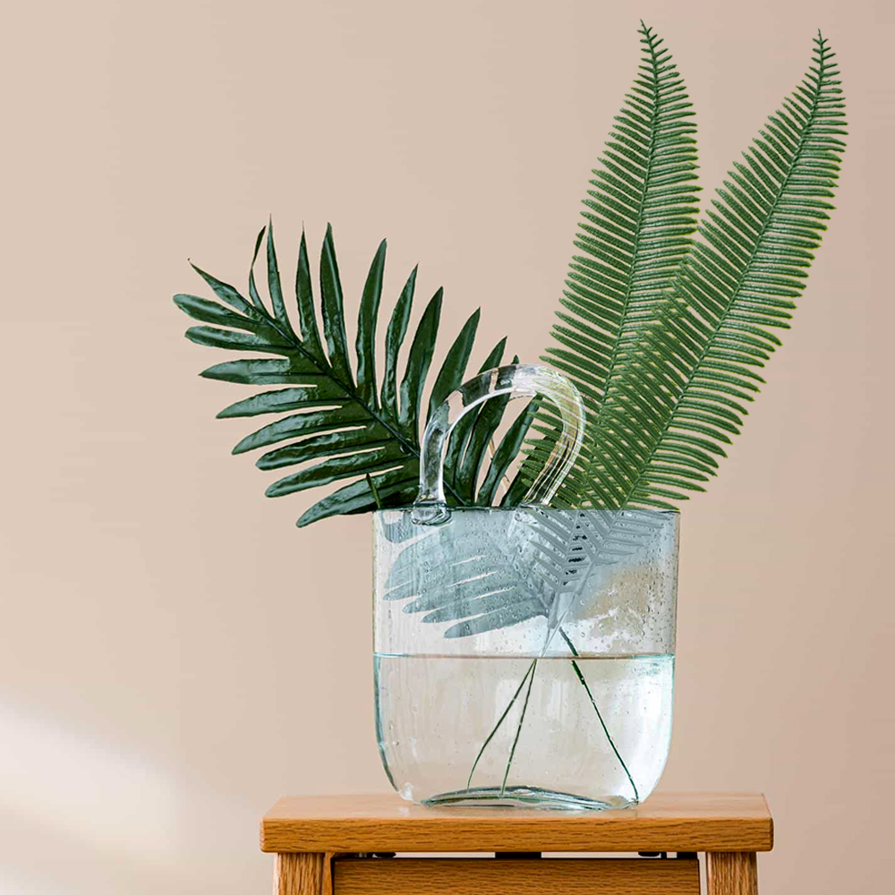 Artificial plastic leaves