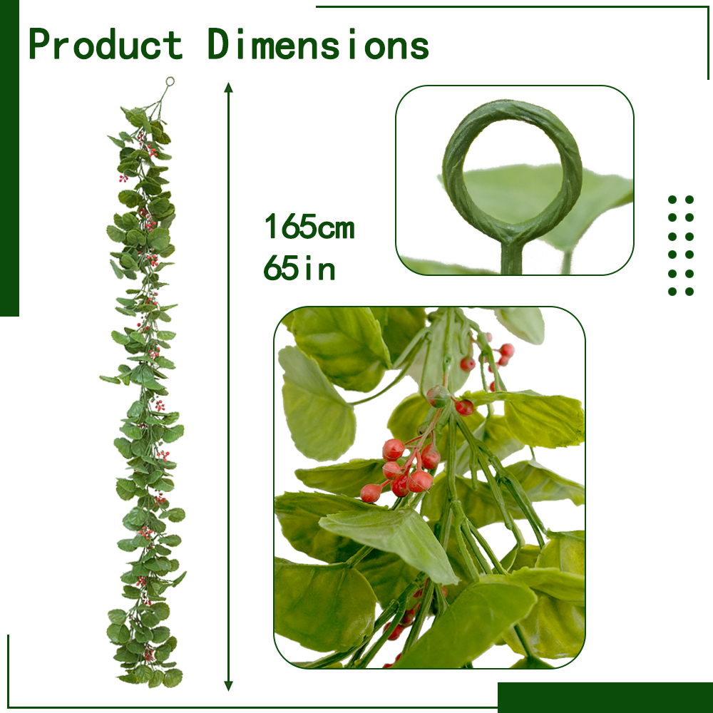 Artificial Rattan Eucalyptus Leaf