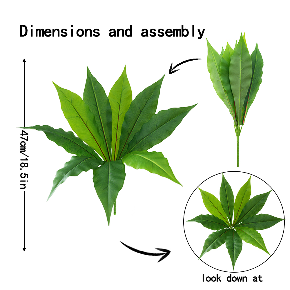 Simulation of green plant Brazilian wood