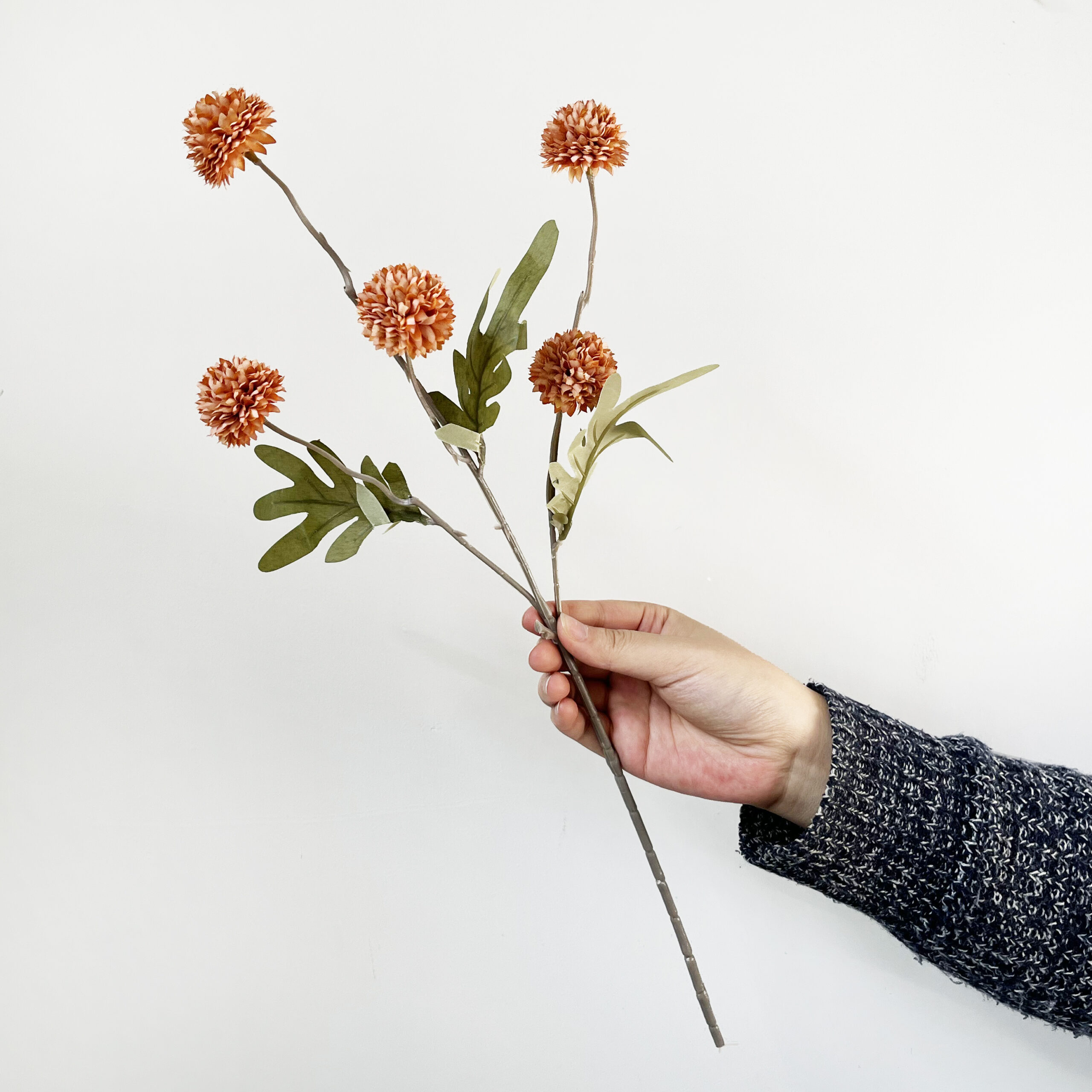 Artificial Autumn Color 5-head Dandelion