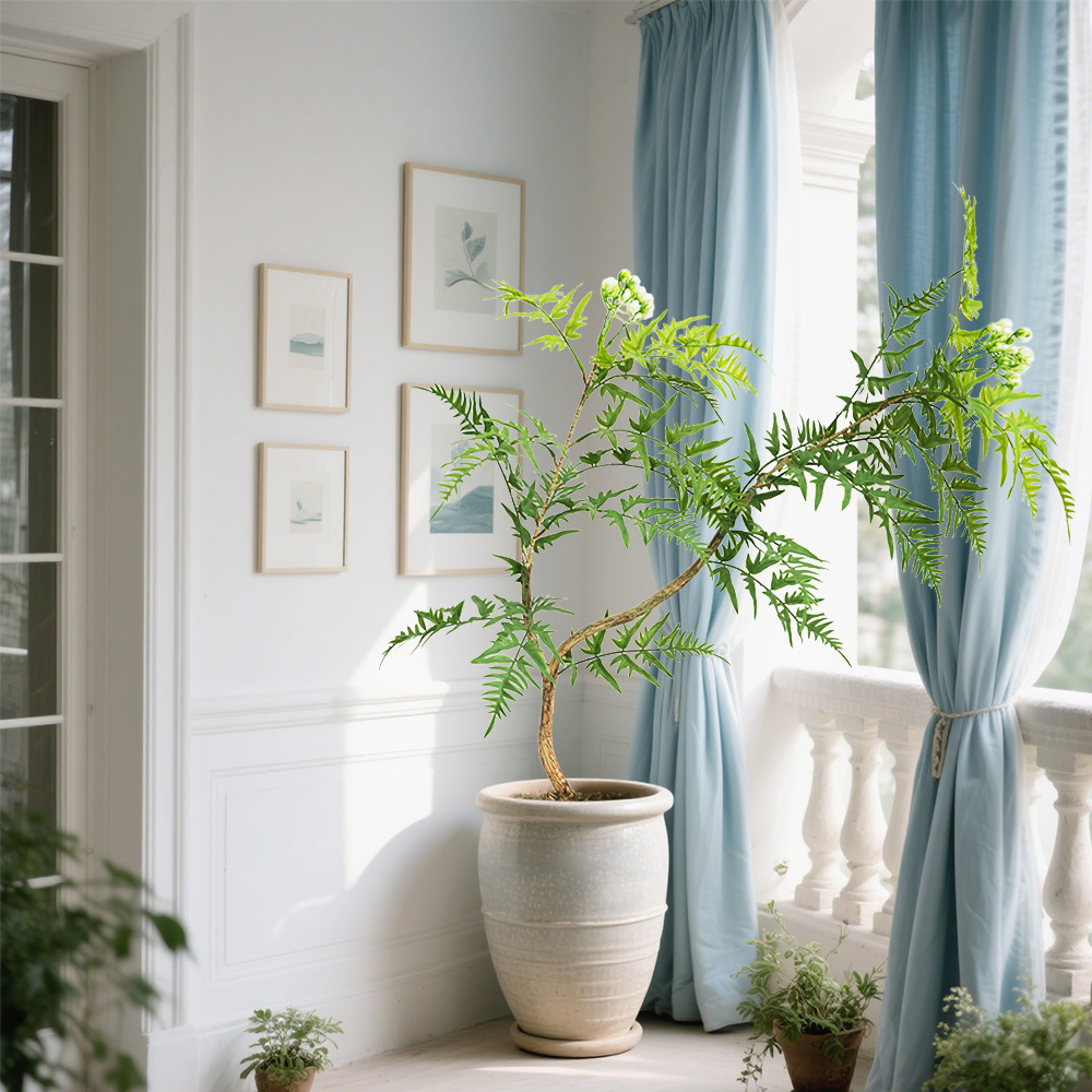 单5 Artificial small flame potted plants