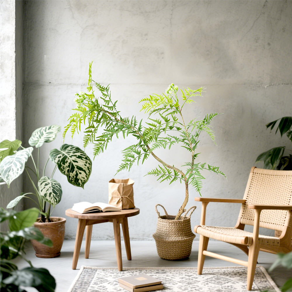 单5 Artificial small flame potted plants