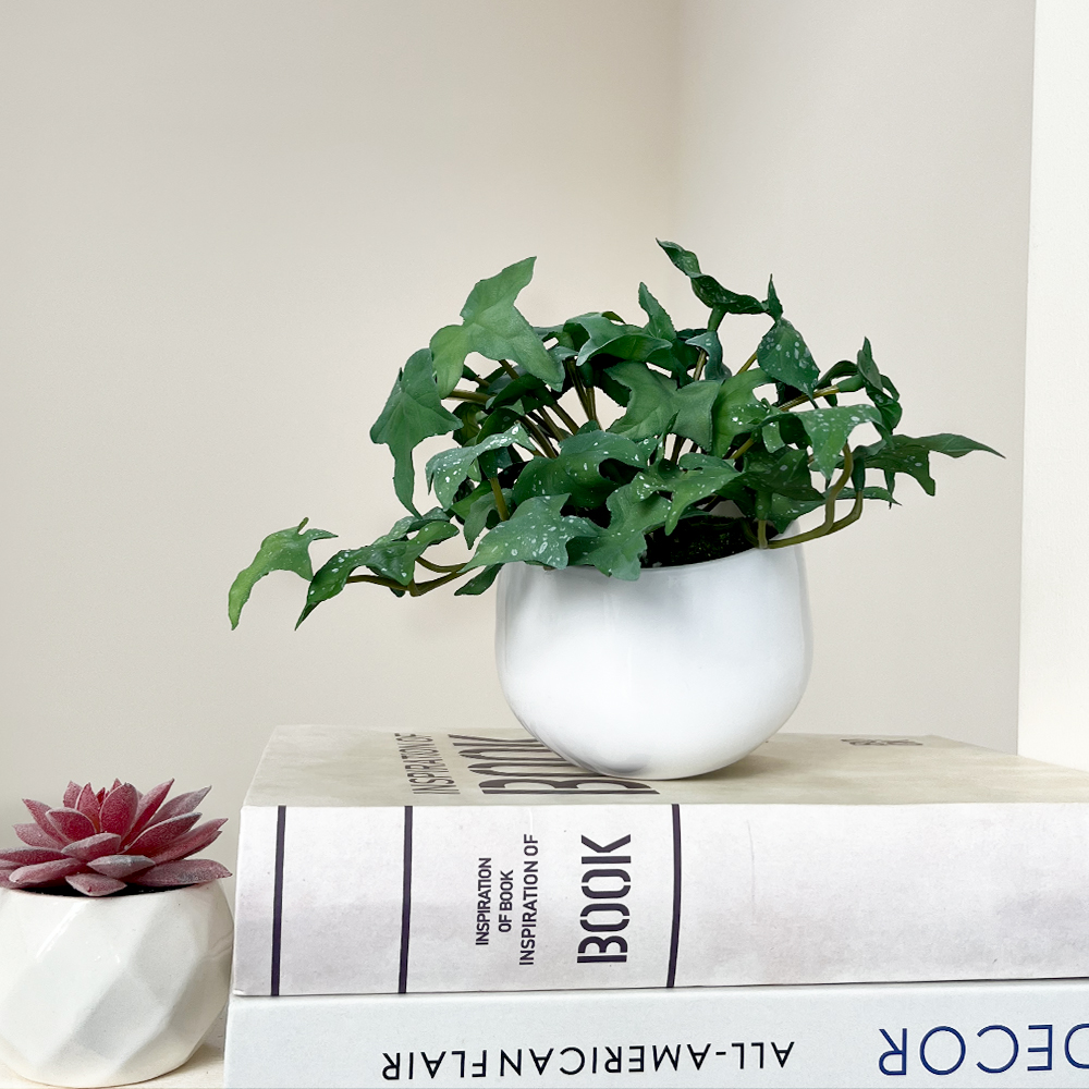 6 Soft Glue Artificial Plant Green