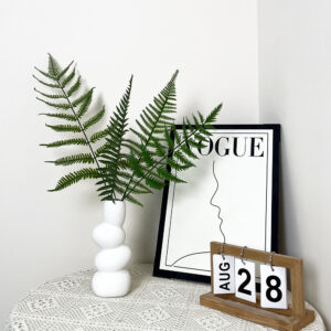 Artificial tropical fern leaves