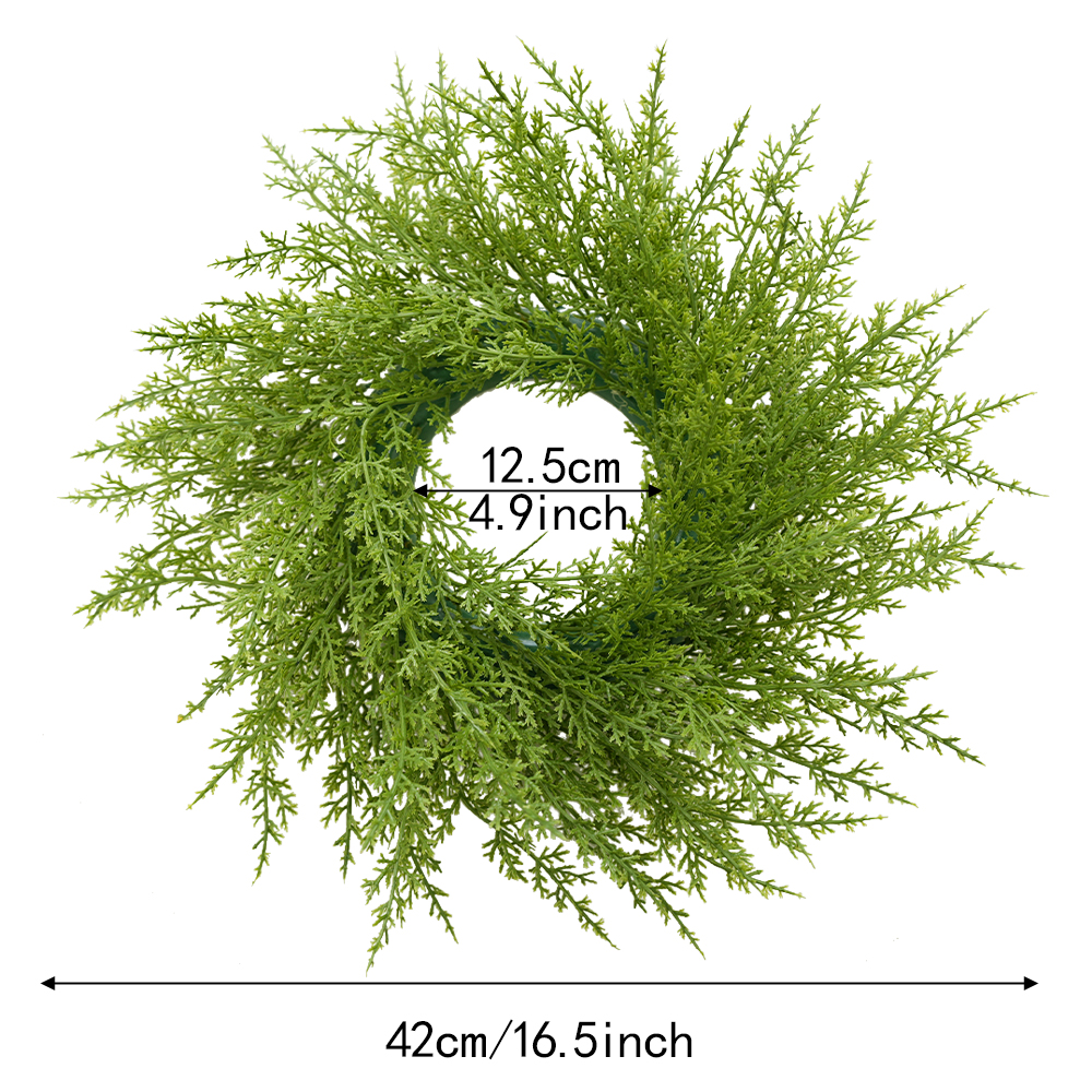 Artificial Christmas garland green