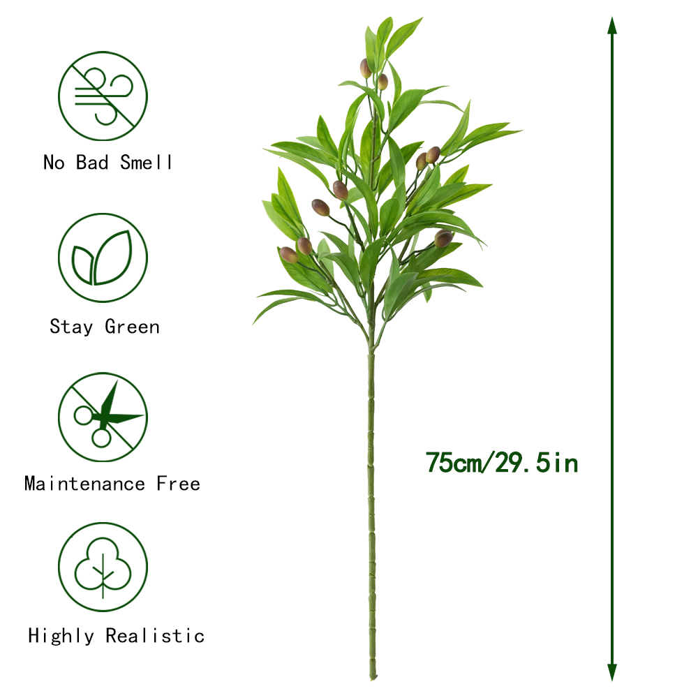 Simulated olive leaf