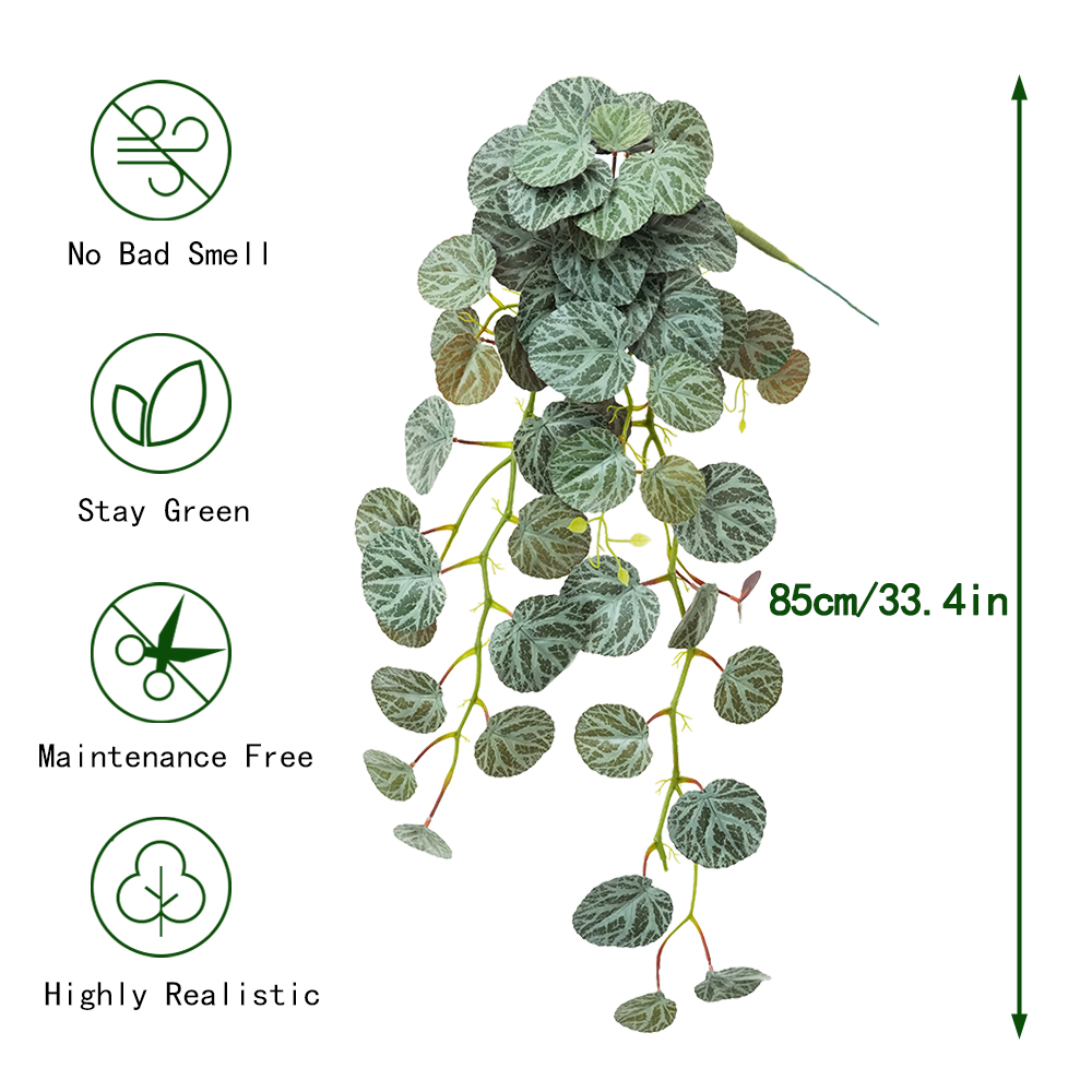 Artificial plant wall hanging