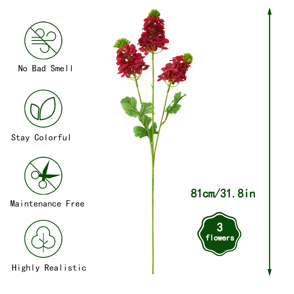 Artificial rape flowers