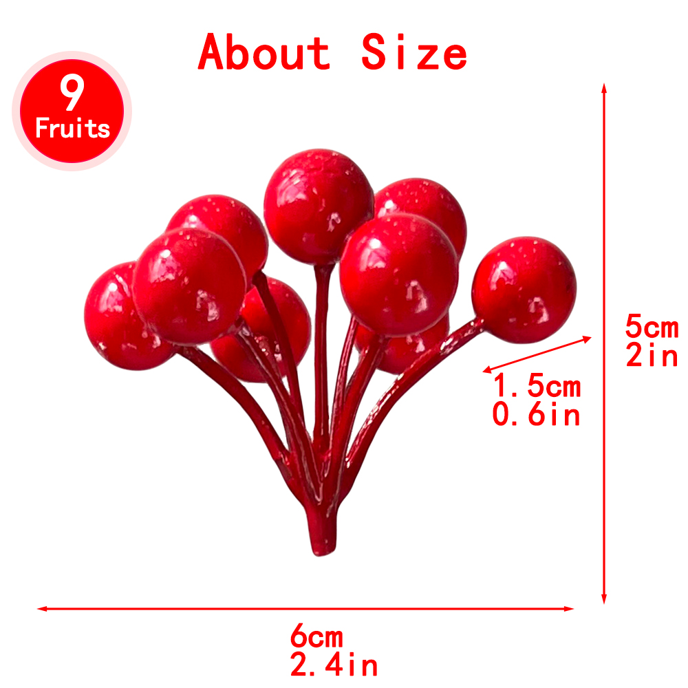 Simulated red fruit