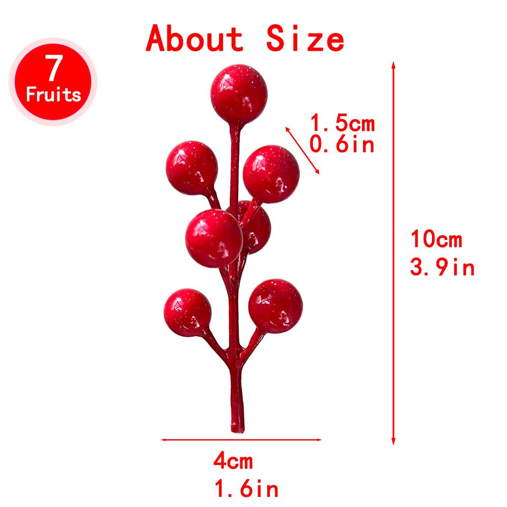 Simulated red fruit