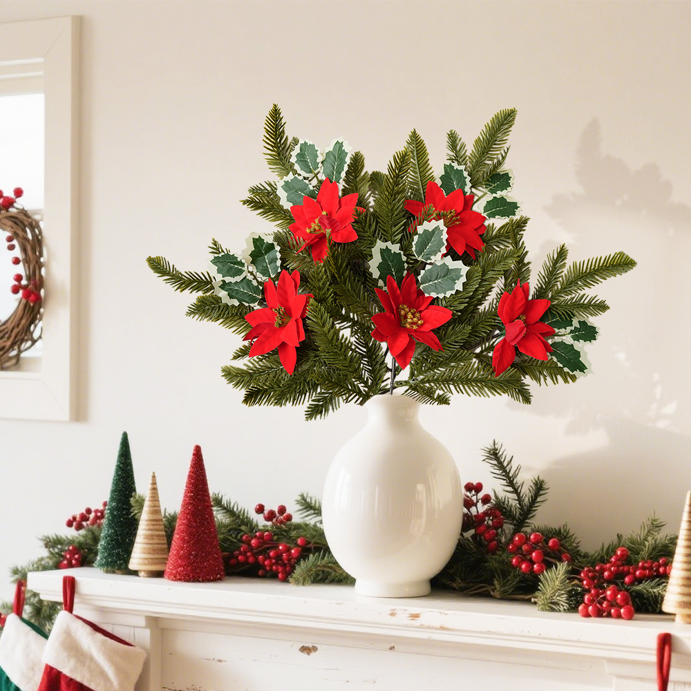 Christmas Floral Pine Cones
