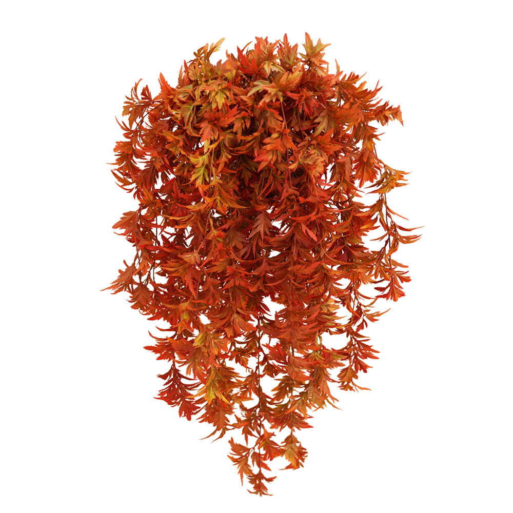 Artificial Plant Red Maple Leaf