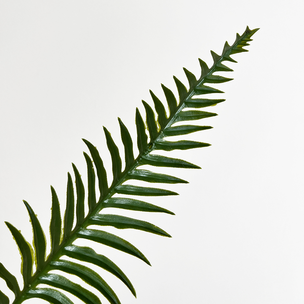 Artificial tropical fern leaves