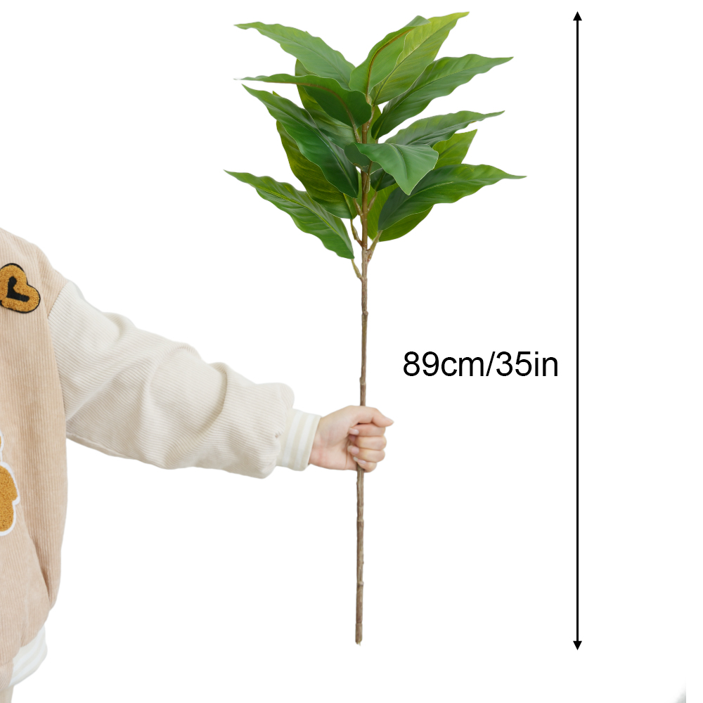 Simulated magnolia leaves, banyan leaves