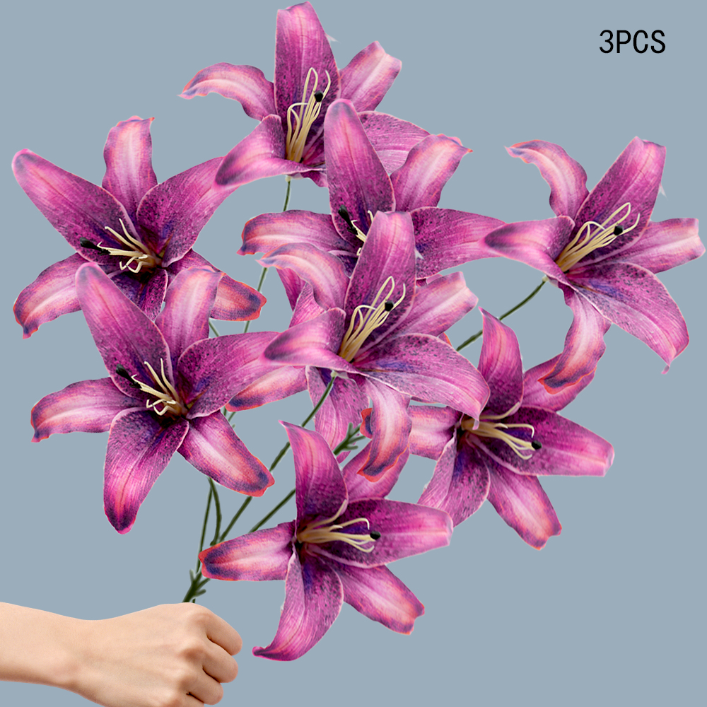 Artificial 3 lily