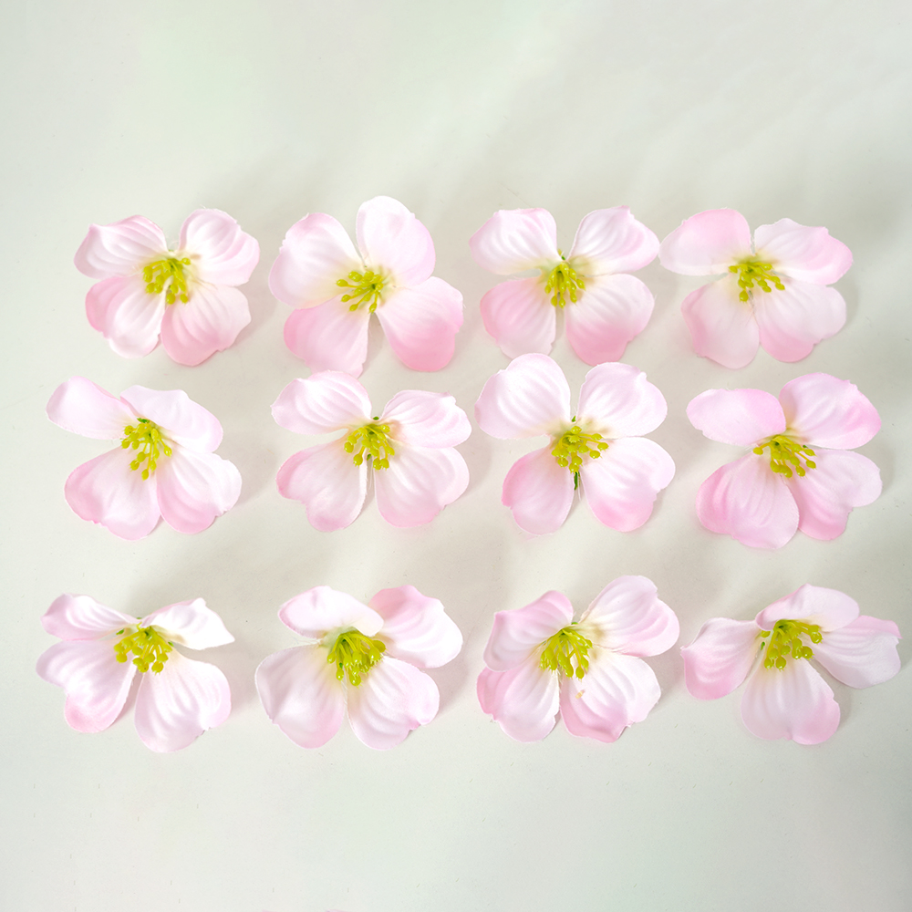 Artificial four-photo flower head