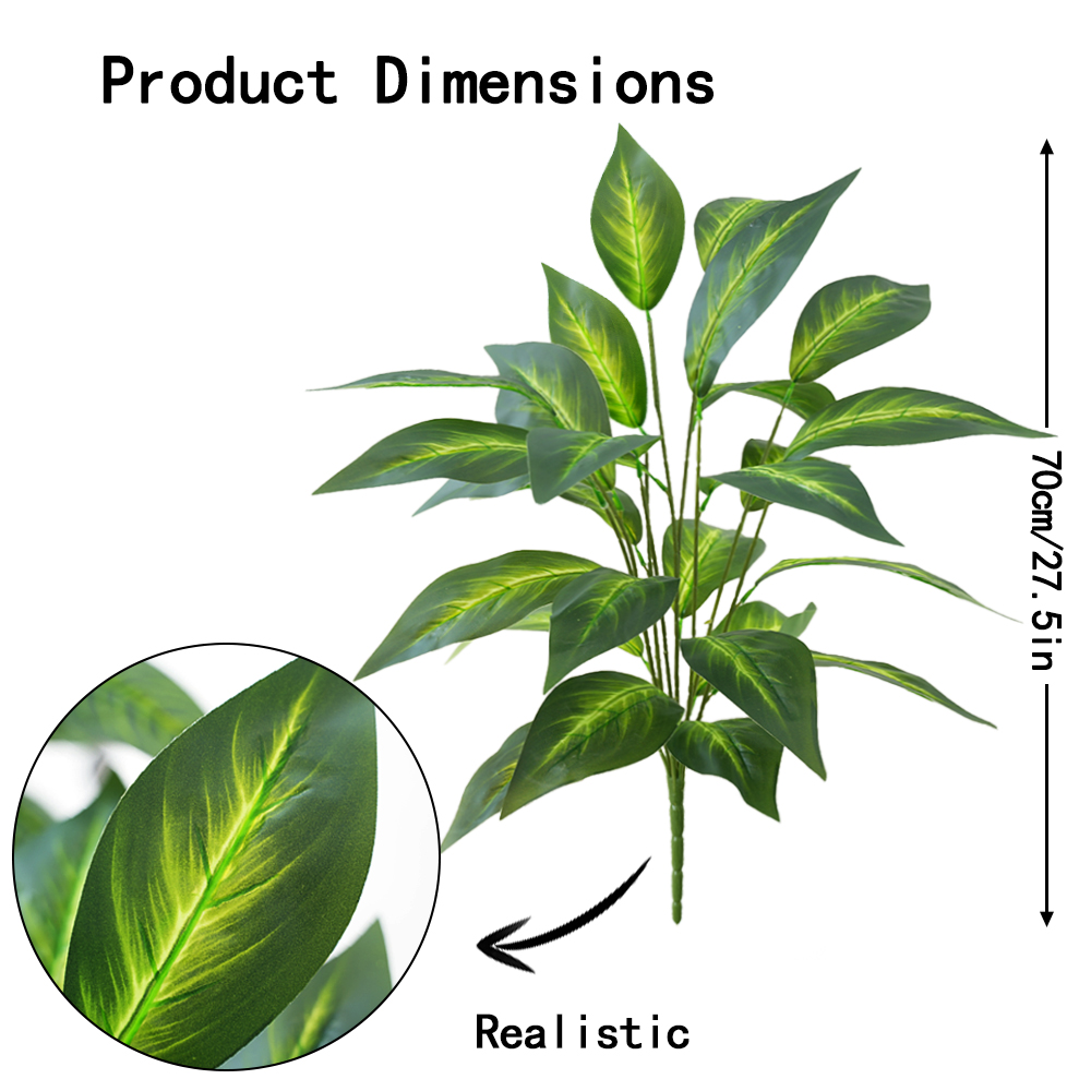 Green plant Brazilian taro leaves