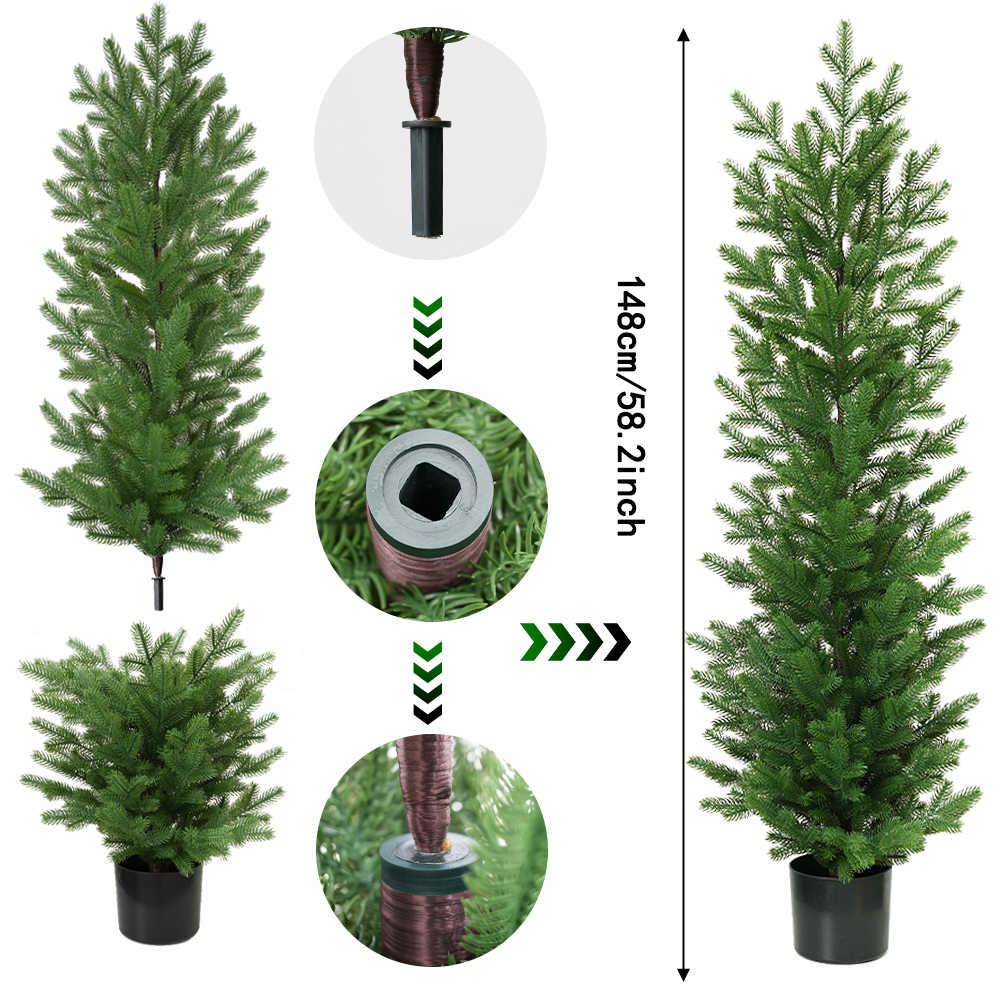 Artificial Cedar Topiary Tree