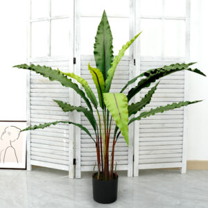 Artificial bird's nest fern tree