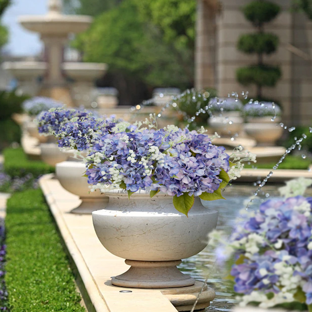 2 5 Heads Artificial Hydrangea