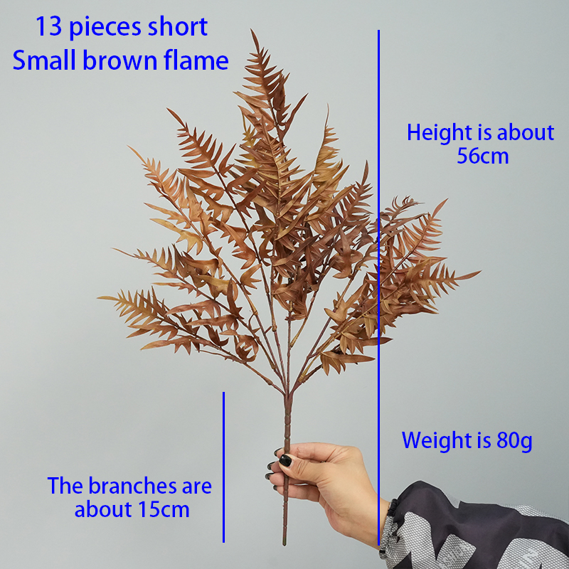 Artificial fern colorful