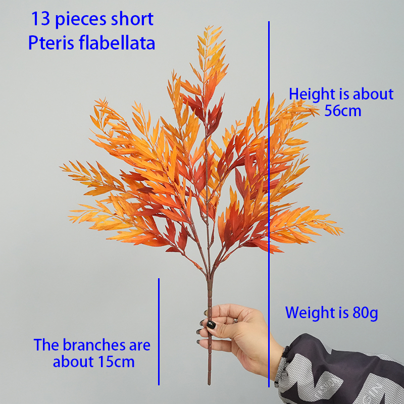 Artificial fern colorful