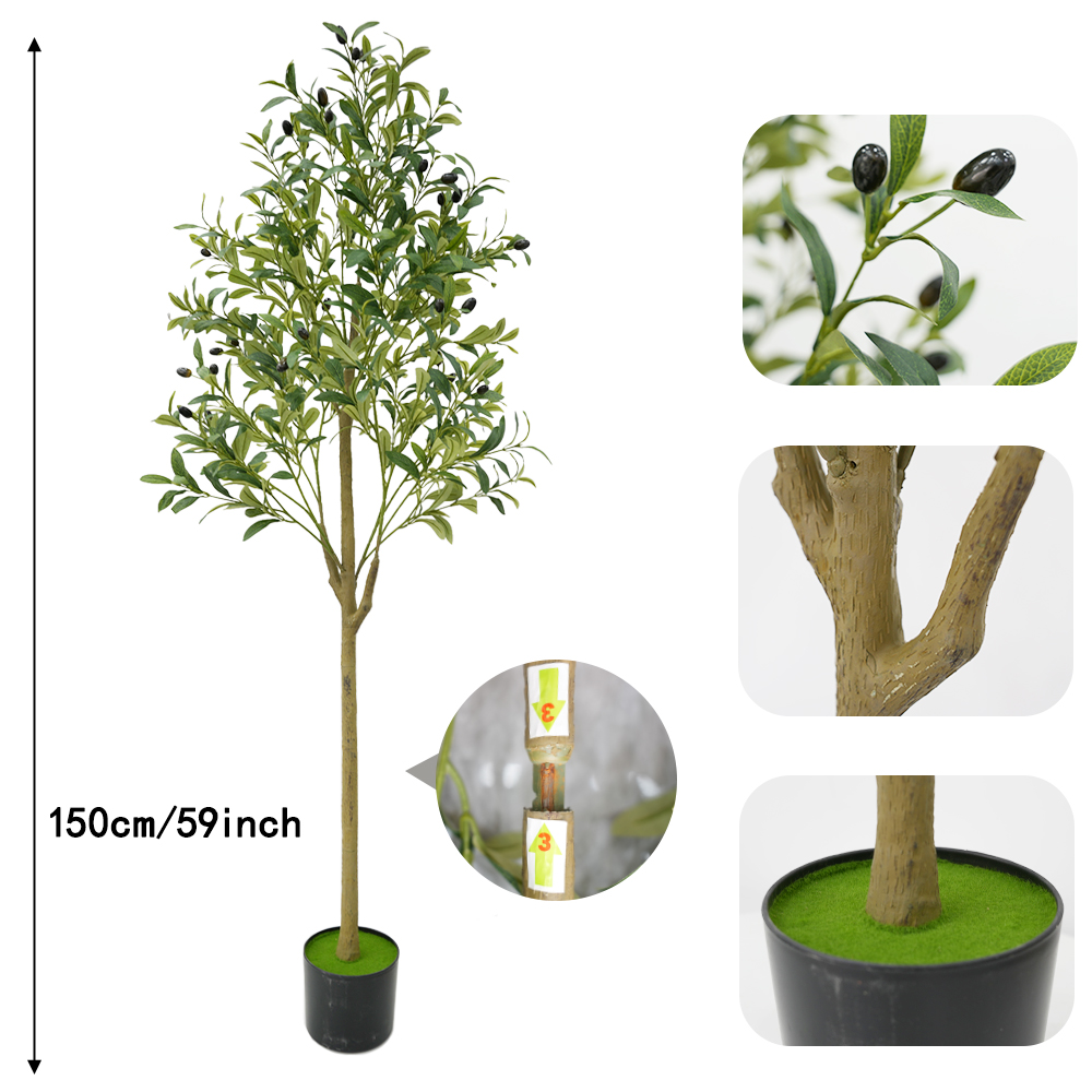 Artificial olive tree