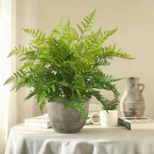 Artificial fern leaves