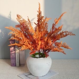 Artificial fern colorful