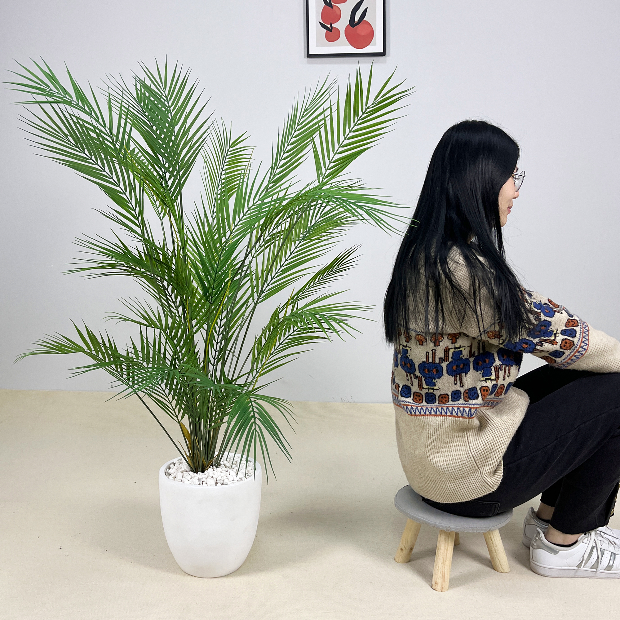 Artificial palm tree