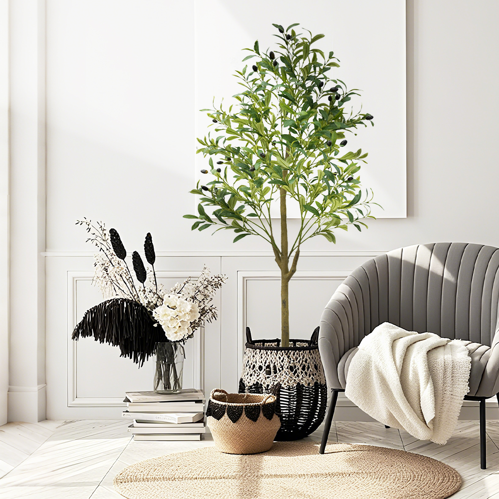 Artificial olive tree
