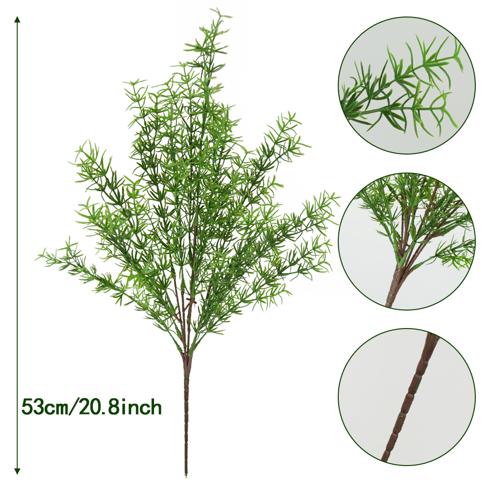Artificial fern leaves