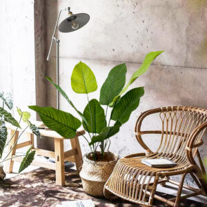 Artificial lily leaves