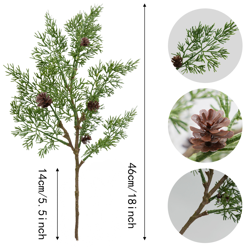 Artificial black pine bundle