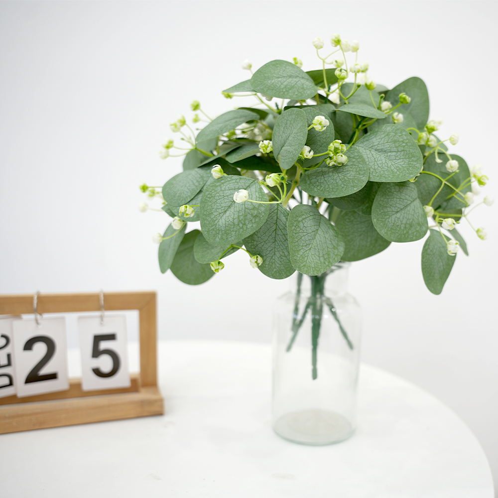 11 Artificial Eucalyptus Leaves