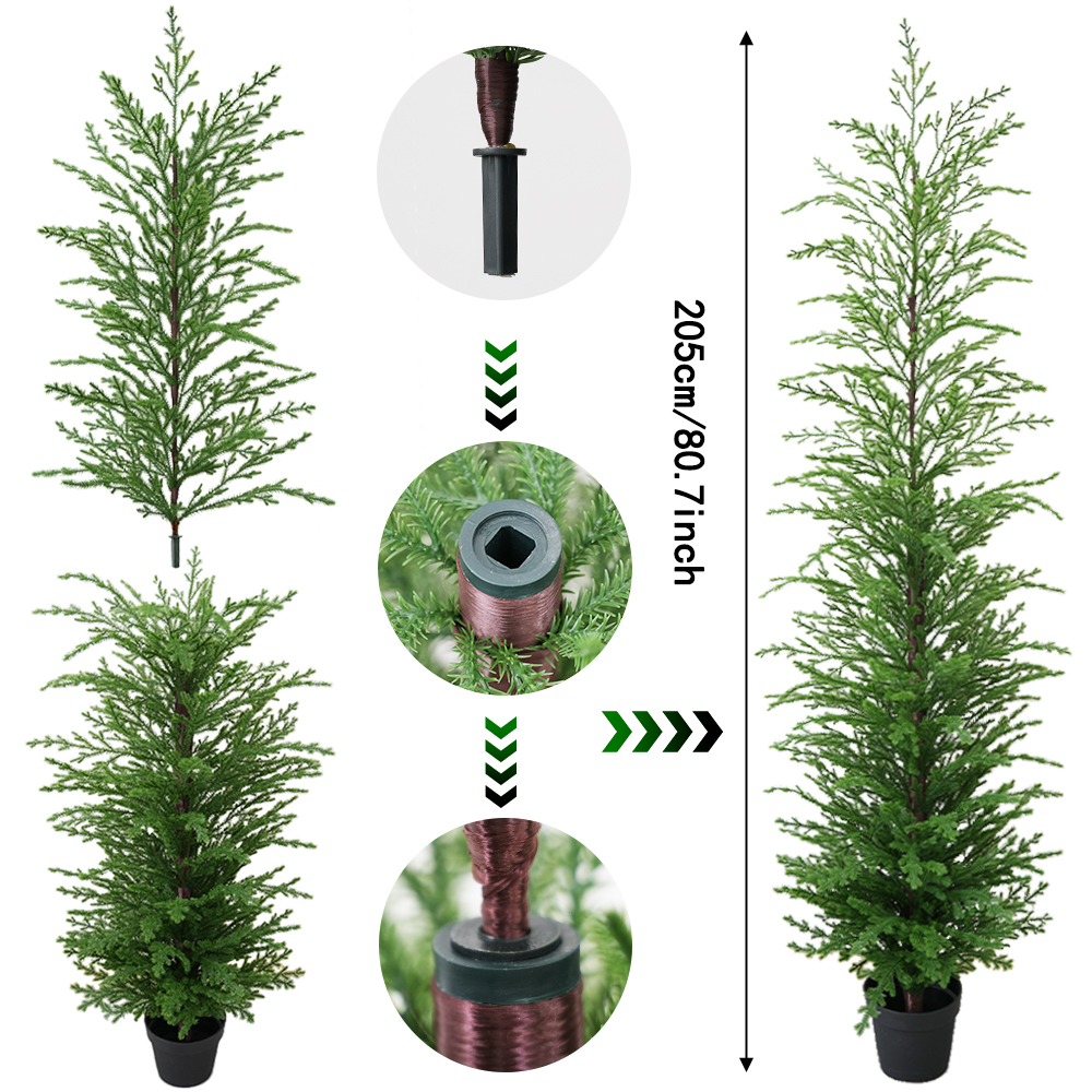 Artificial Topiary Cedar Trees