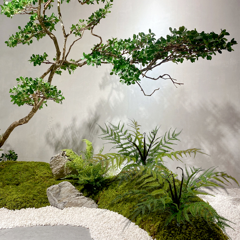 1 monkey fern leaf