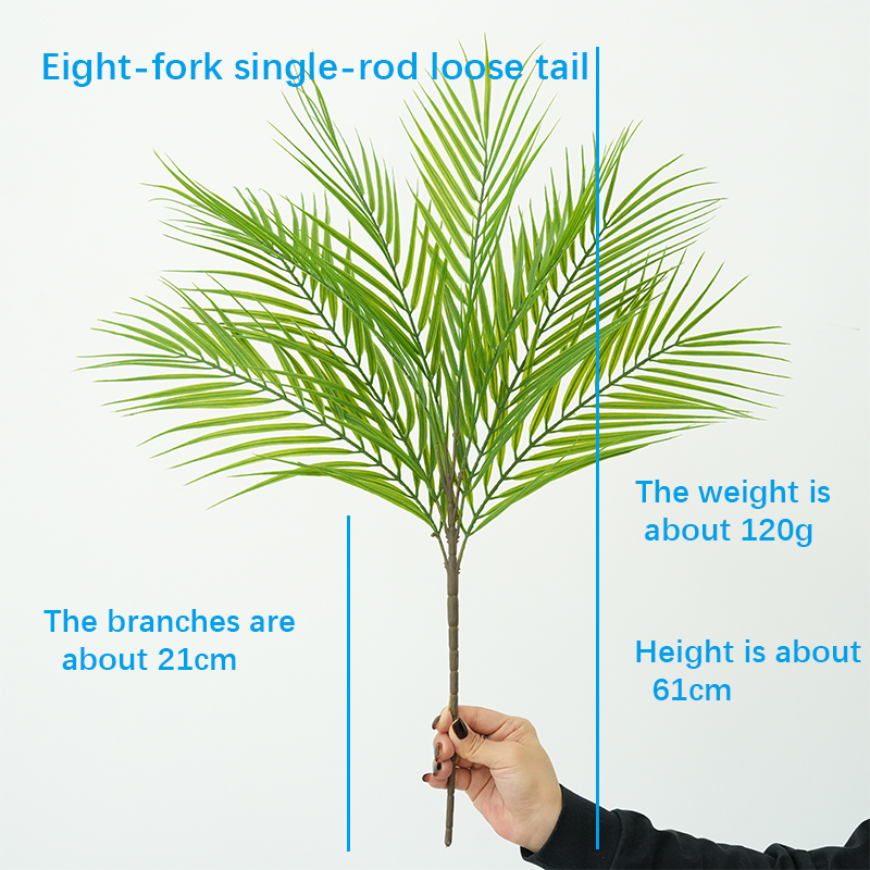 Artificial palm leaves